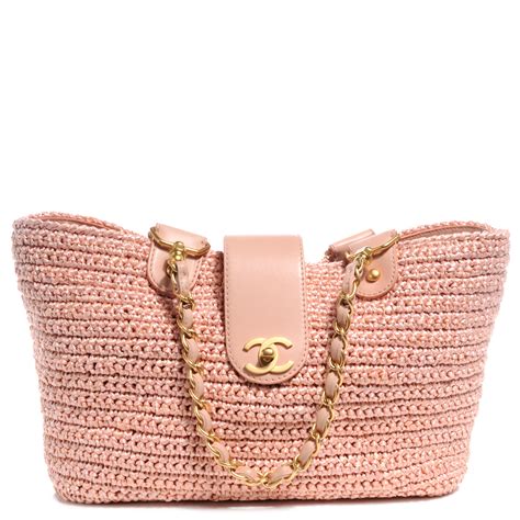 raffia chanel bag|soft fun raffia tote bags.